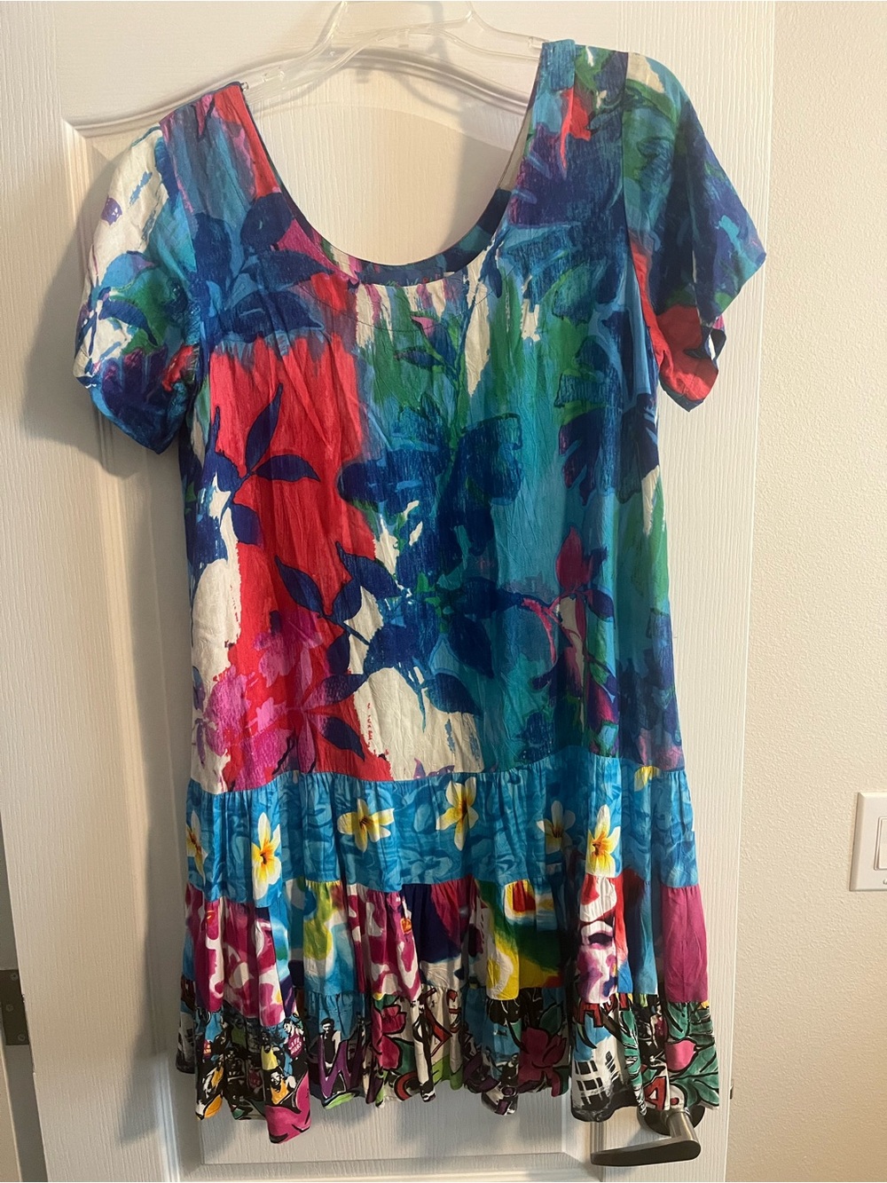 Jams World woman’s Multicolor Floral Scoop-Neck Dress - Picture 3 of 7